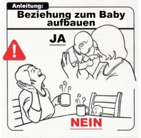 Instruktioner til en baby