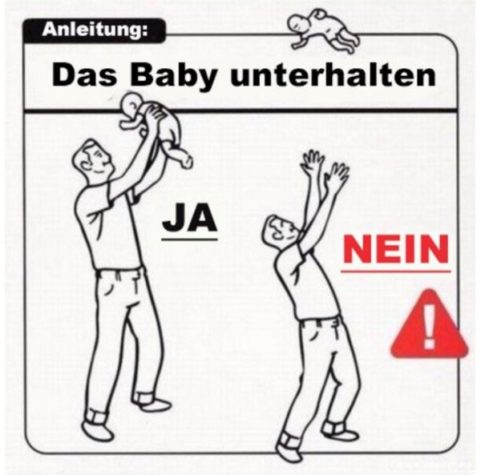 Anleitung für ein Baby