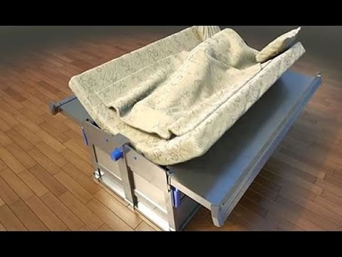 Anti-Earthquake Bed: survival bed designed to survive collapsing houses