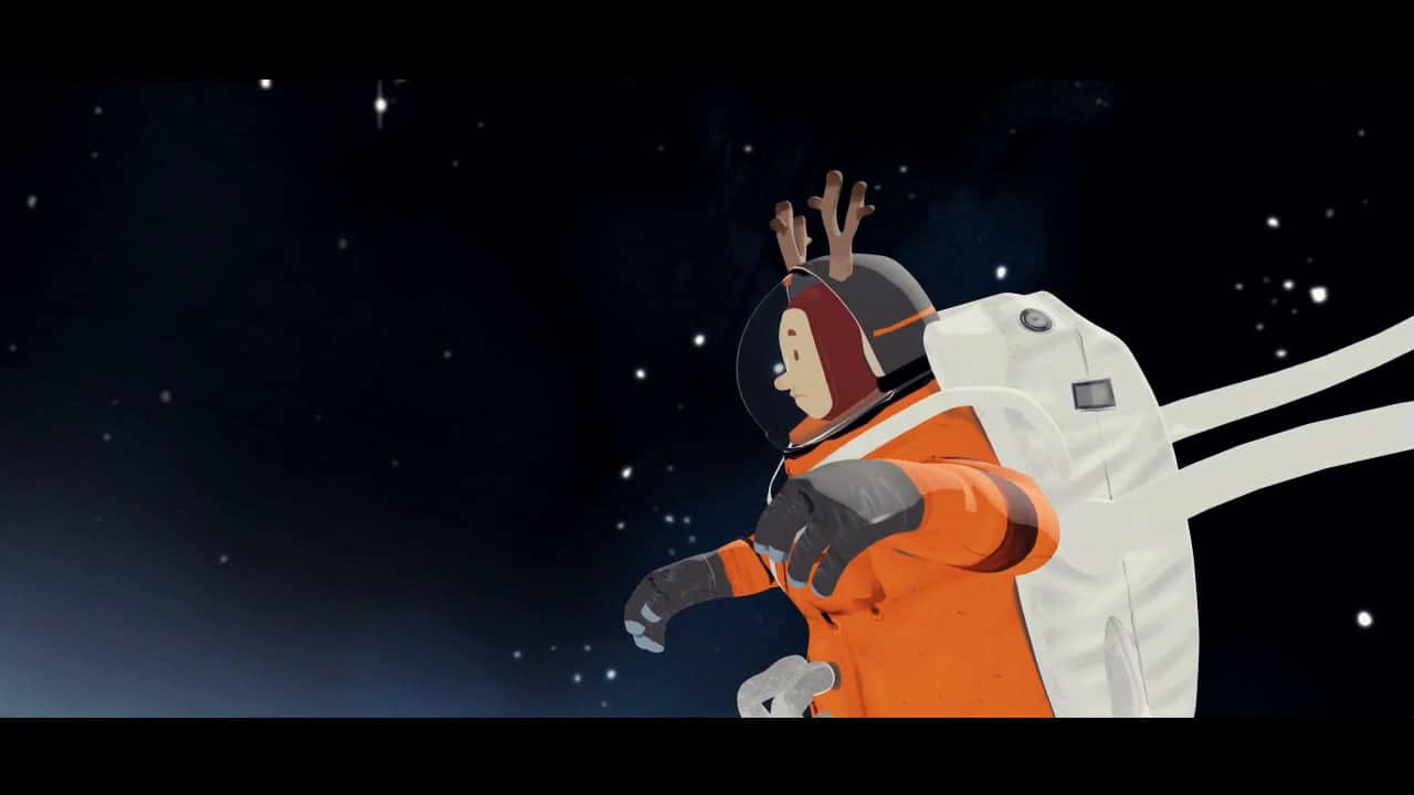Astronauten-Santa