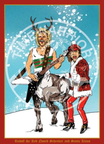 Heavy Metal Heros Christmas Cards