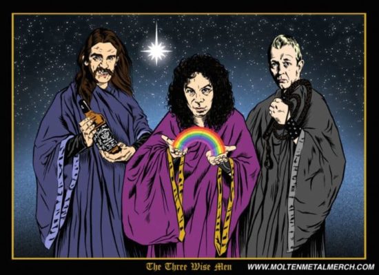 Heavy Metal Heros Christmas Cards