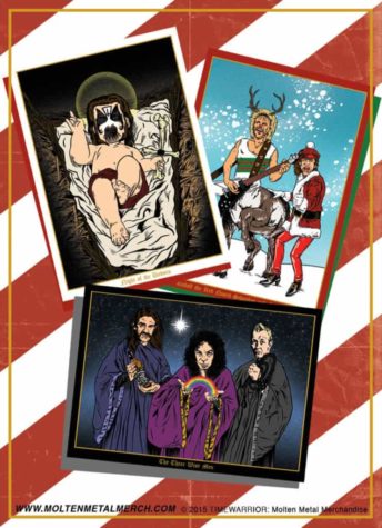 Heavy Metal Heros Christmas Cards