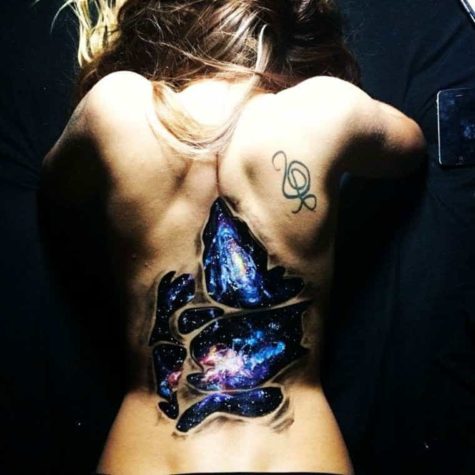 Natasha Farnsworth's dreidimensionale Bodypaintings
