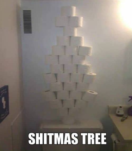 Für alle, denen es nicht zum Weihnachtsbaum gereicht hat: Shitmas Tree