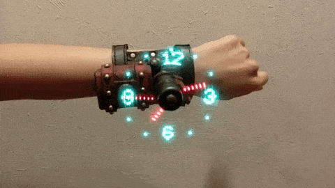 Steampunk wrist watch