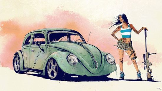 Tonton Revolver's Illustrationen