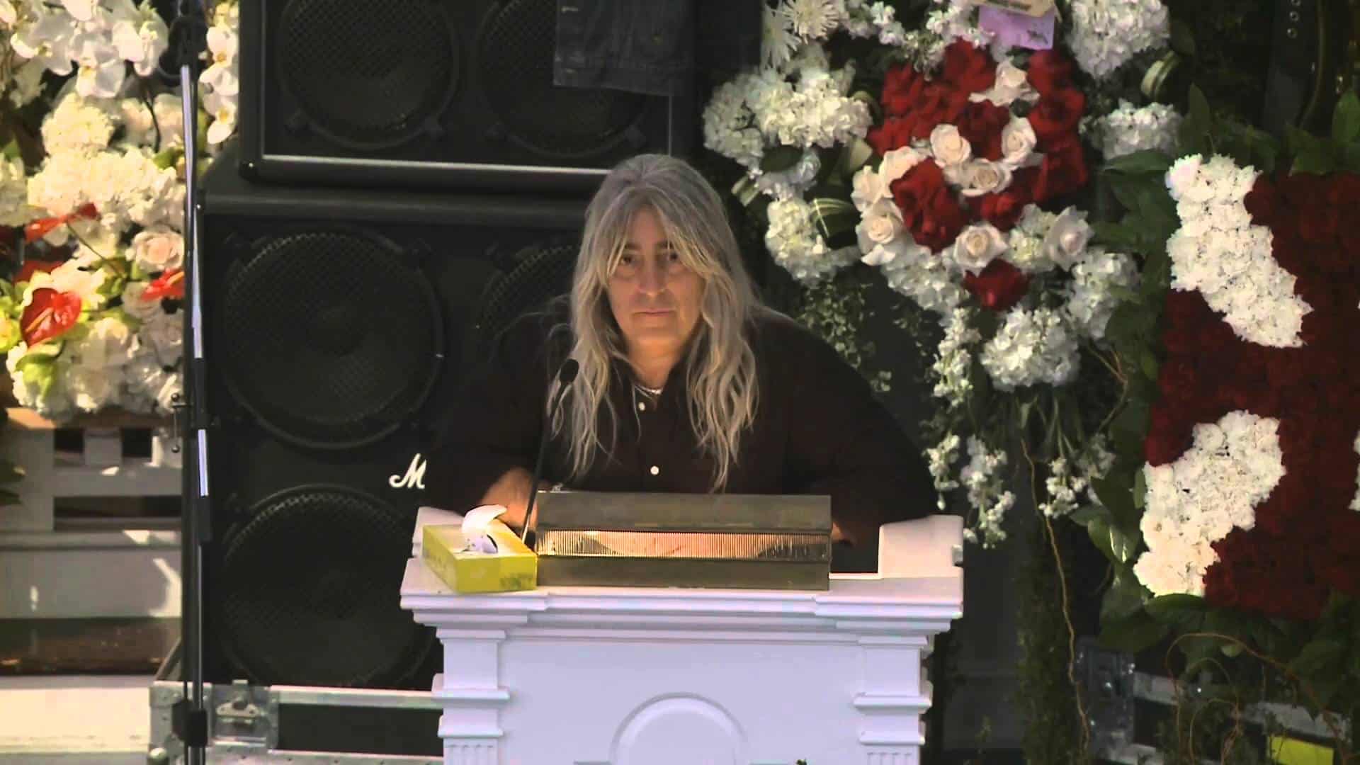 Aufzeichnung von Lemmy Kilmisters Gedenkfeier