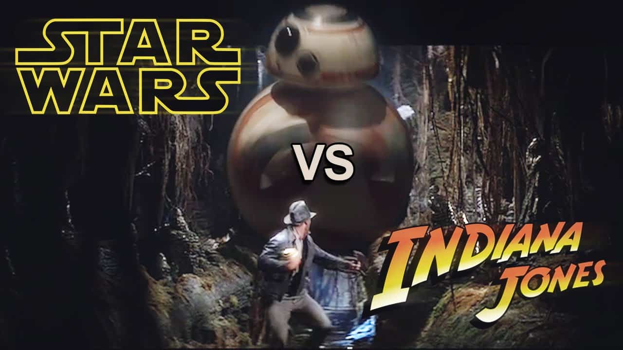 BB-8 contre Indiana Jones