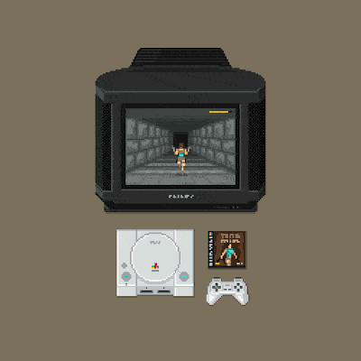 Geschichte der Videospiele bis zum Jahr 2002 in Pixeln