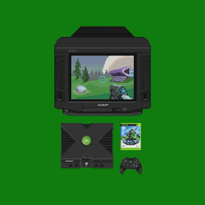 Geschichte der Videospiele bis zum Jahr 2002 in Pixeln