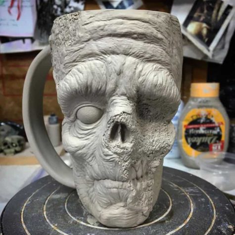 Ceramicist Kevin Merck and his mugs of horror
