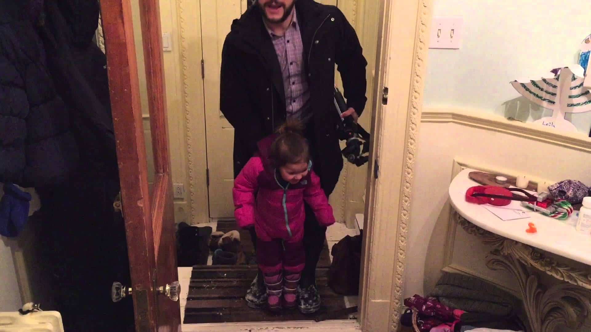 Life Hack: How to Get Toddlers Out of Wet Winter Shoes