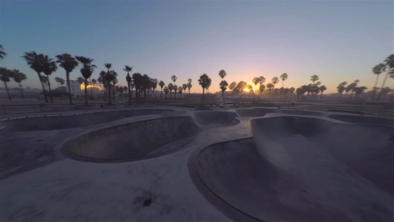 Mit der Drohne über Venice Beach