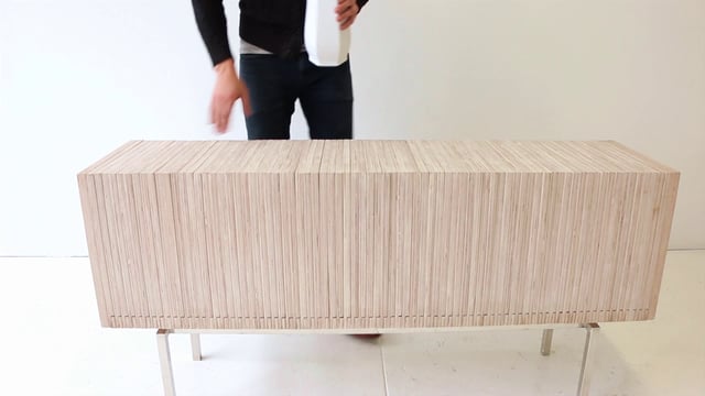 Wave Cabinet: Holzkommode macht die Welle