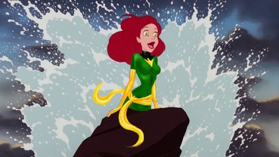 Princesas da Disney dos X-Men - Ariel Phoenix
