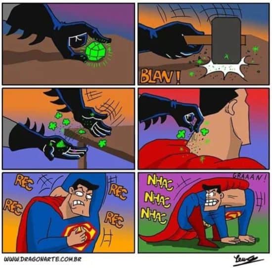 Batman spielt Superman einen Streich