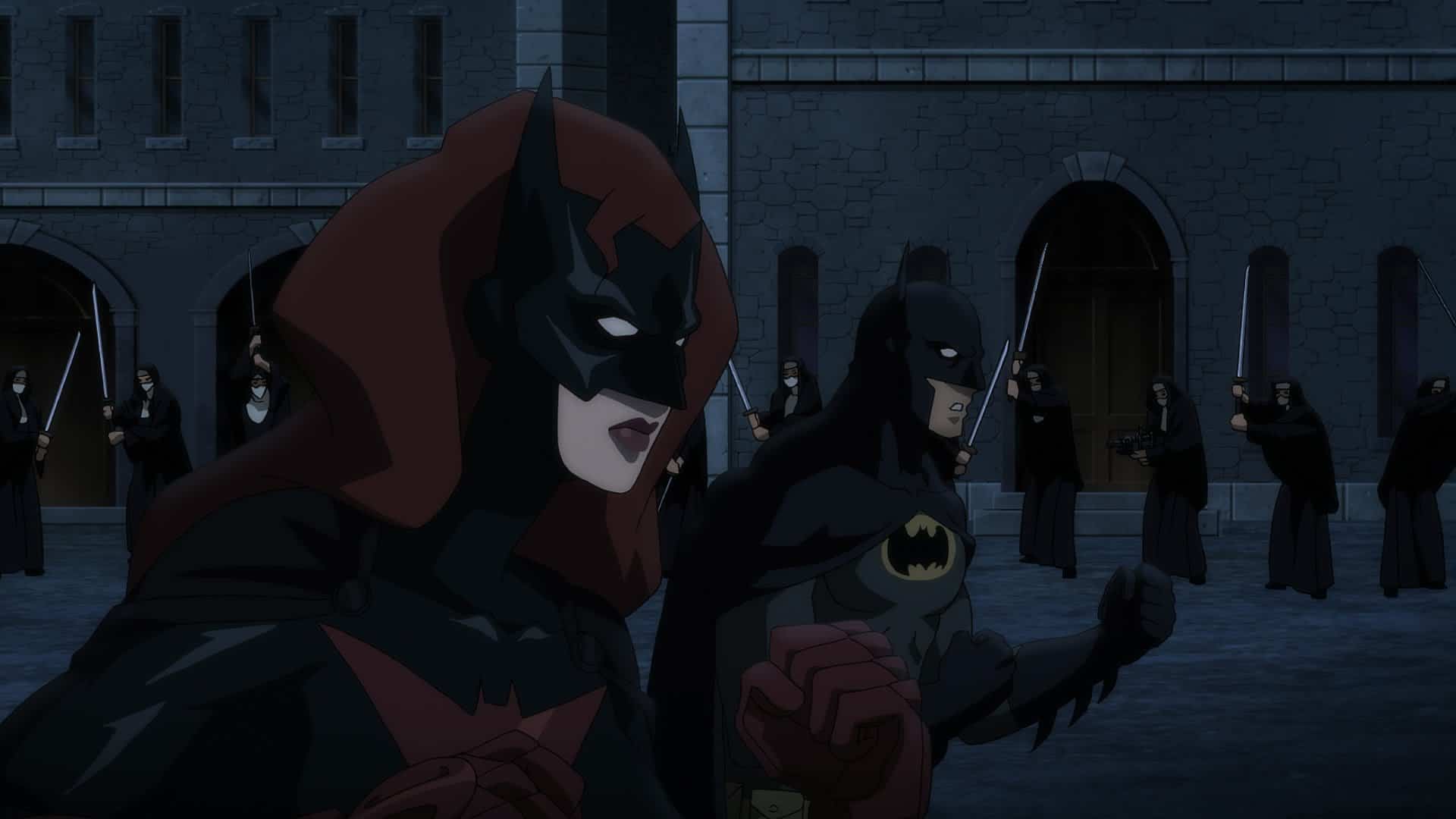 Batman and Batwoman versus Nunjas (Ninja Nuns) in "Bad Blood"