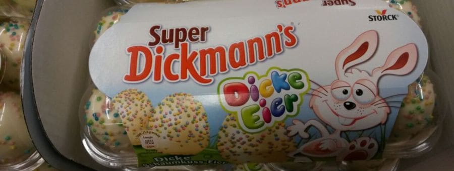 Neulich im Supermarkt: Dicke Eier zu Ostern