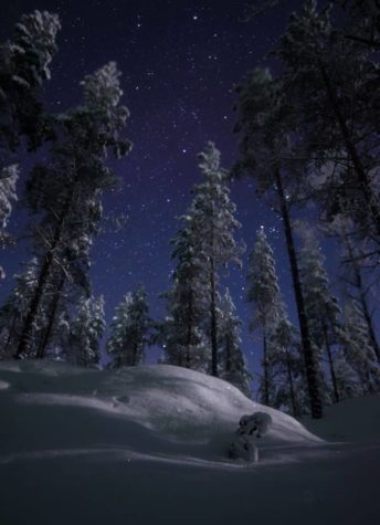 The Finnish night sky