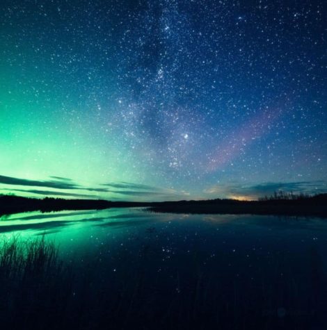 Finsko nočno nebo