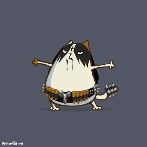 Friday Metal Cat