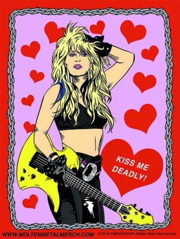 Heavy Metal Heroes Valentines Day Cards