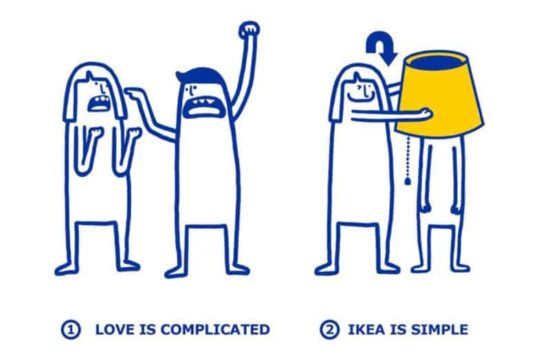 IKEA zeigt, wie einfach es ist, Liebesprobleme zu lösen