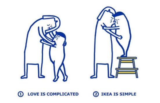 IKEA laat zien hoe gemakkelijk het is om liefdesproblemen op te lossen
