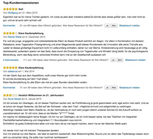 Kinderklo mit iPad-Halterung