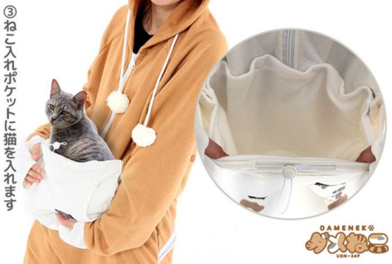 Kombinéza Mewgaroo: Oblek pre mačky pre milovníkov mačiek