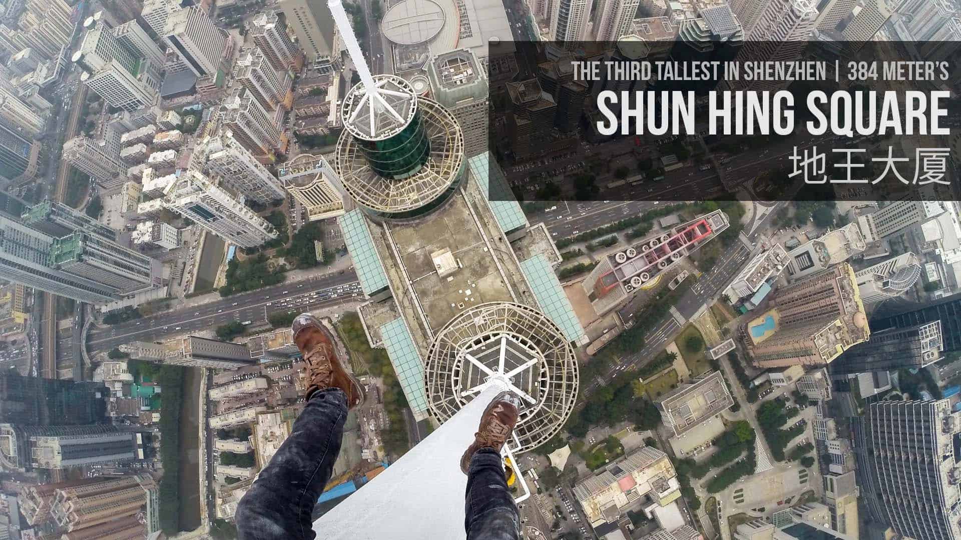 Ohne Sicherung auf einen 384m hohen Wolkenkratzer klettern