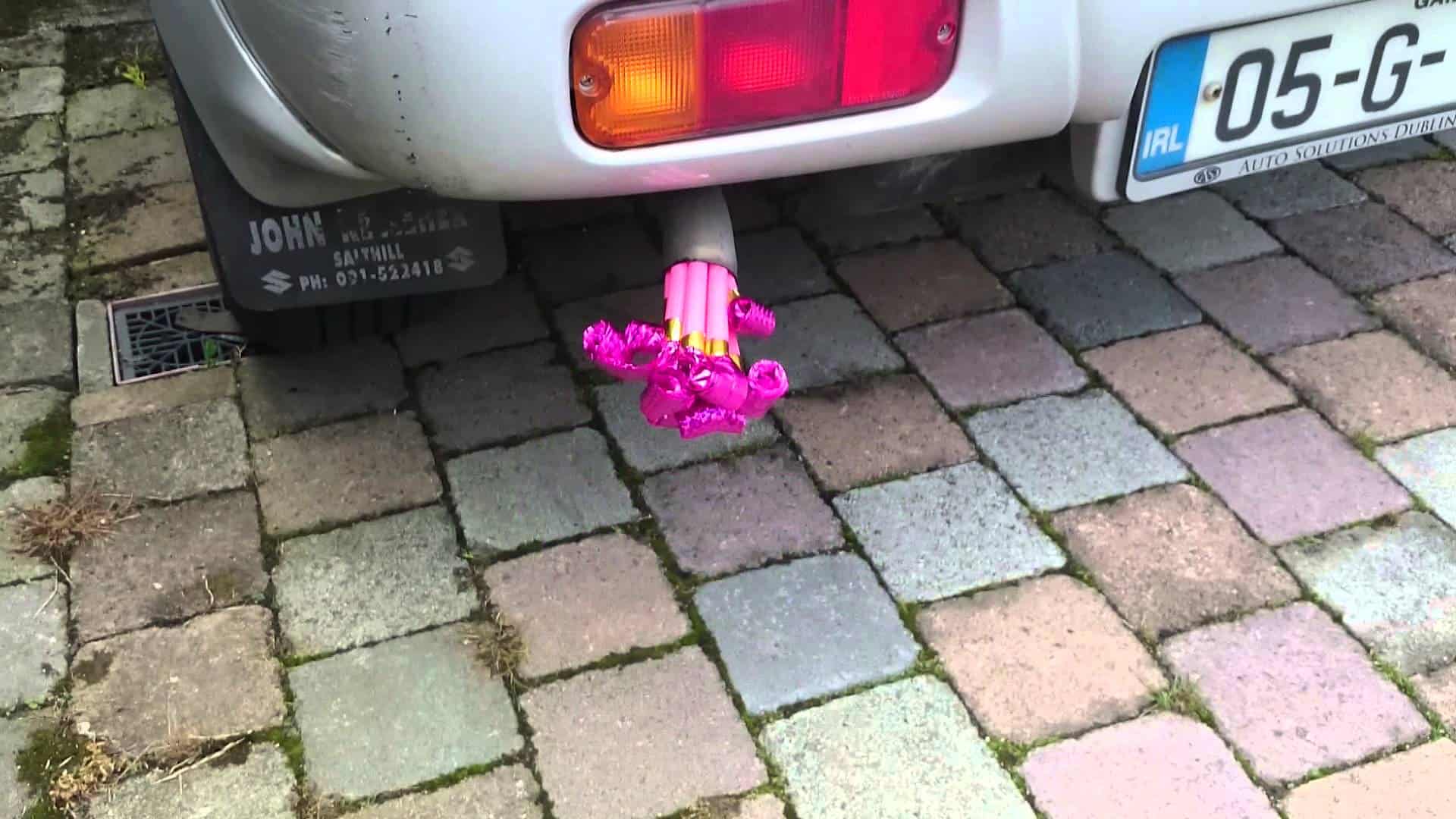 Partytröten-Auspuff