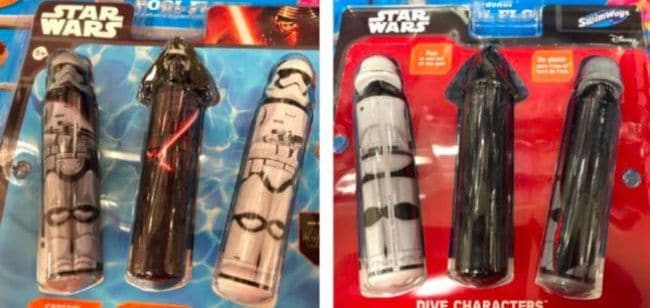 Los juguetes acuáticos de Star Wars parecen un consolador