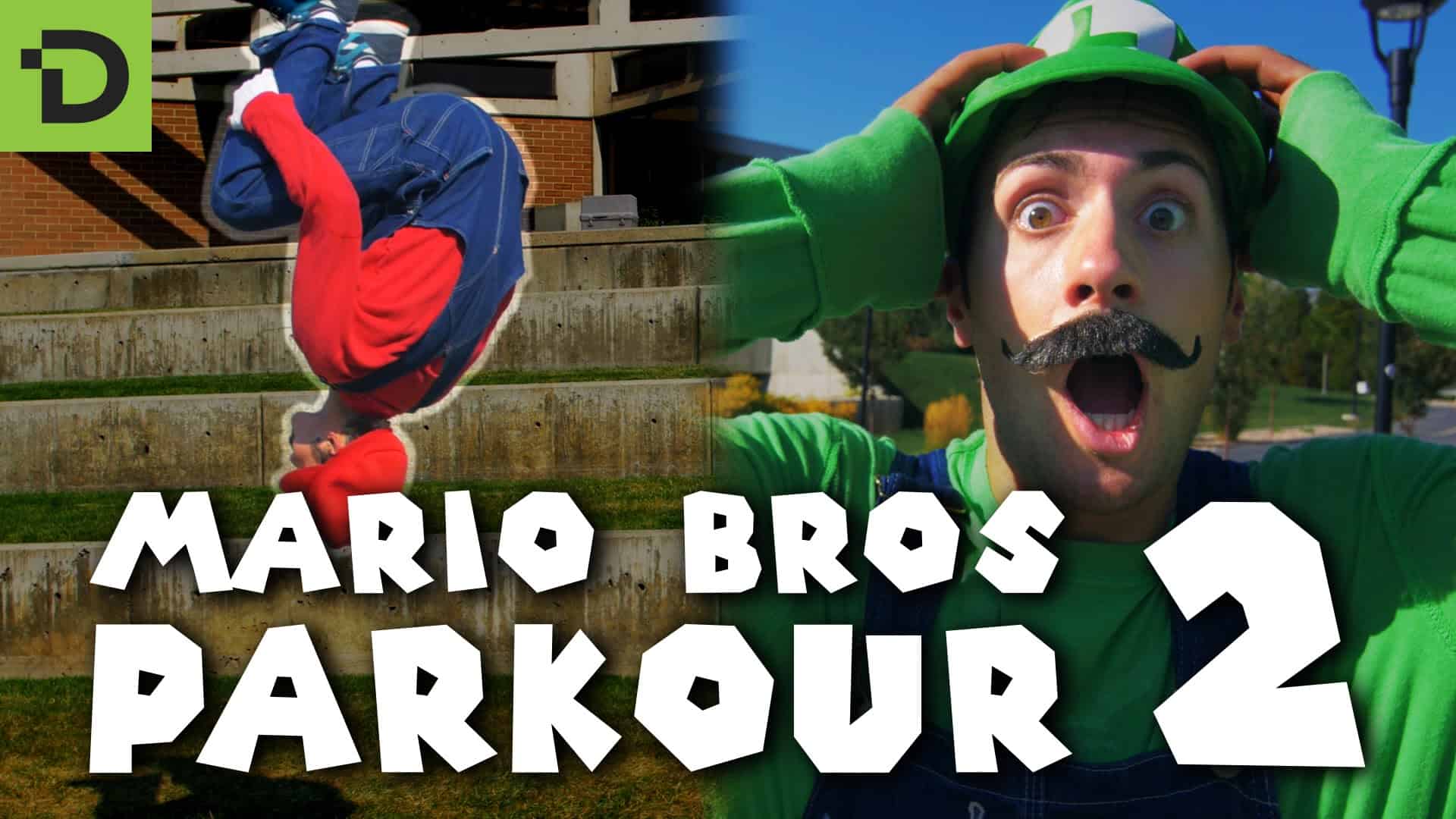 Cluiche Super Mario Brothers Parkour 2 ar líne