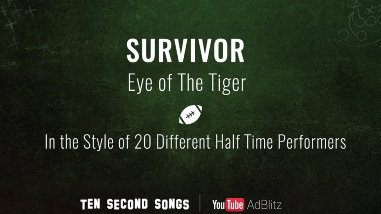 Survivor's "Eye of the Tiger" im Stil von 20 verschiedenen, bekannten Künstlern
