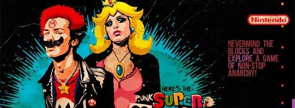 Super MⒶrio Punk: Les niveaux perdus de Sid et Nancy Nintendo