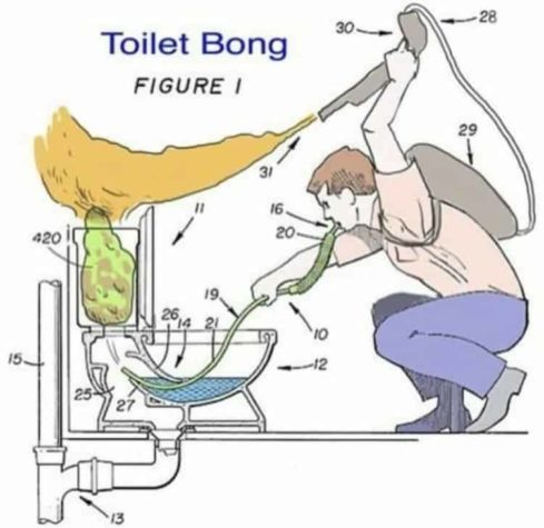 WC bong