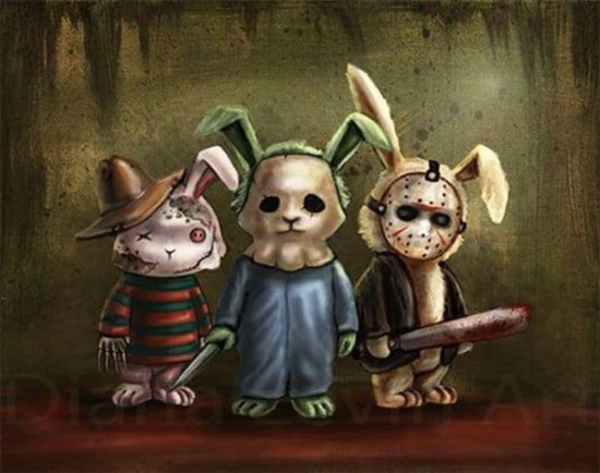 Happy Easter Horror Bunnies