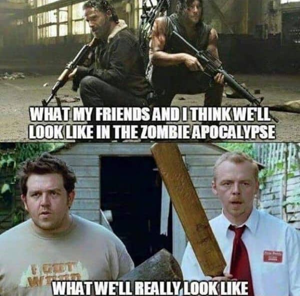Jak wyglądamy podczas apokalipsy zombie?