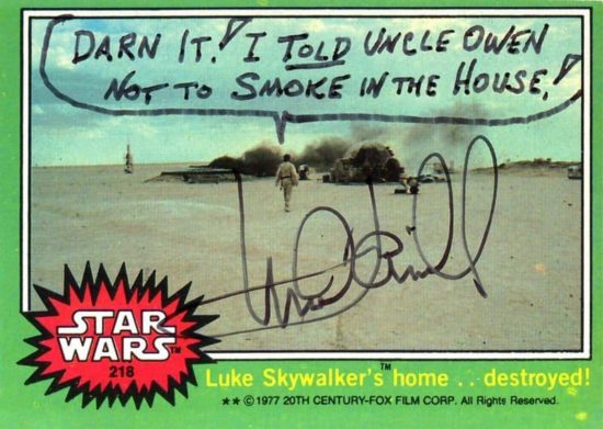Mark Hamill gibt gerne Autogramme