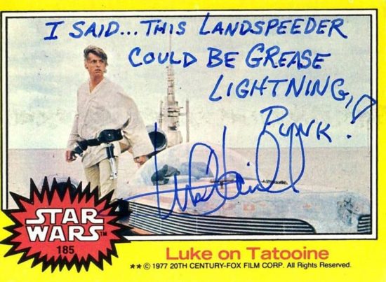 Mark Hamill gibt gerne Autogramme