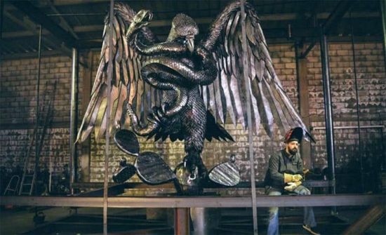 Die beeindruckenden Metallskulpturen von David Madero