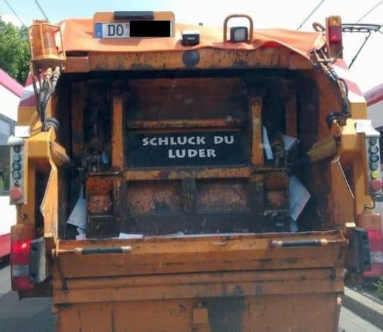 Neulich bei der Müllabfuhr