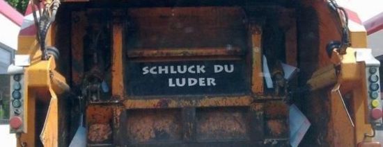 Neulich bei der Müllabfuhr