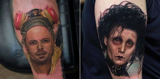 Movie-Tattoos von Rich Pineda