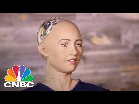Robot "Sophia" domina más de 60 expresiones faciales