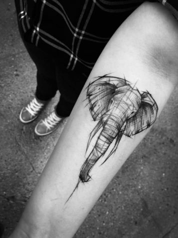 Tattooed doodle by Inez Janiak