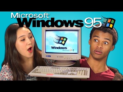Hur dagens ungdomar reagerar på Windows 95