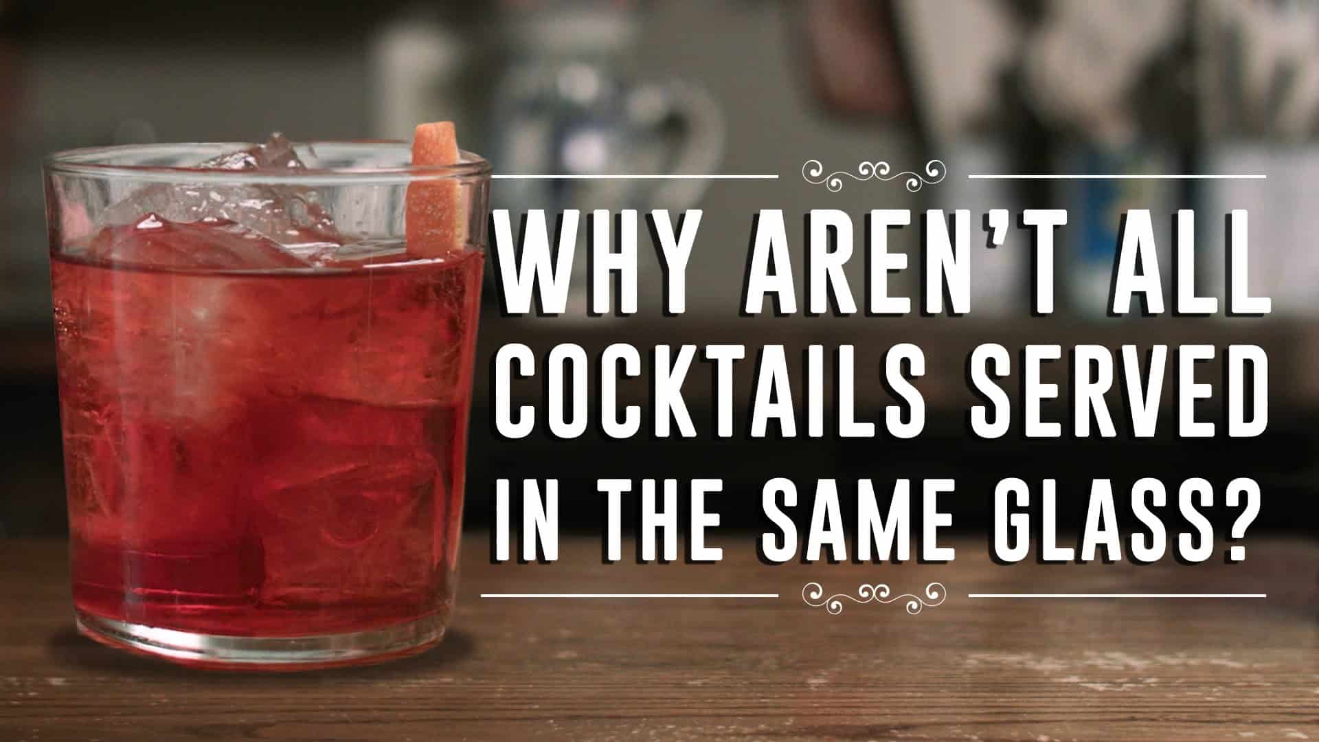 Proč existují různé koktejlové sklenice?